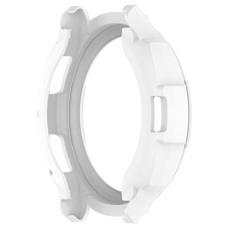 For Samsung Galaxy Watch 6 Classic 47mm Rotating Ring  + TPU Armor Watch Protective Case(White) - Watch Cases by PMC TechLife | Online Shopping South Africa | PMC TechLife