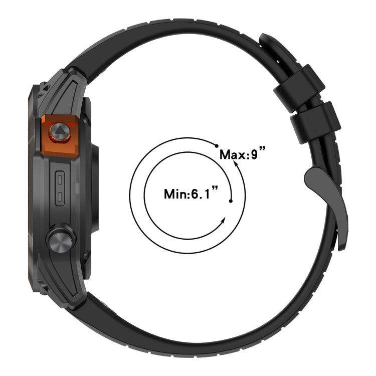 For Garmin Forerunner 965 22mm Sports Two-Color Silicone Watch Band(White+Black) - Watch Bands by PMC TechLife | Online Shopping South Africa | PMC TechLife