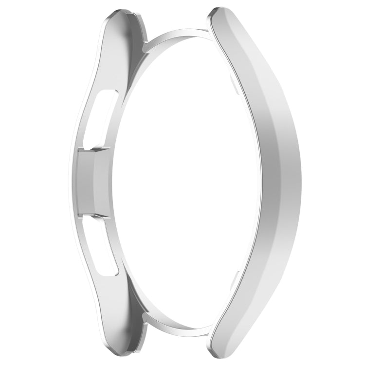 For Samsung Galaxy Watch 6 Classic 43mm Half Coverage Hollow PC Watch Protective Case(Silver) - Watch Cases by PMC TechLife | Online Shopping South Africa | PMC TechLife