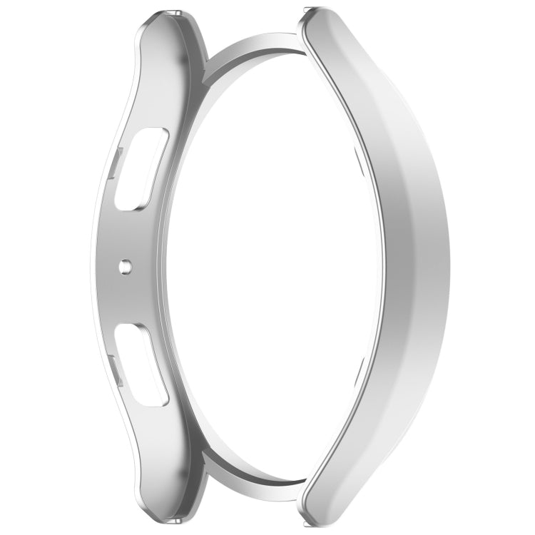 For Samsung Galaxy Watch 6 40mm Half Coverage Hollow PC Watch Protective Case(Silver) - Watch Cases by PMC TechLife | Online Shopping South Africa | PMC TechLife