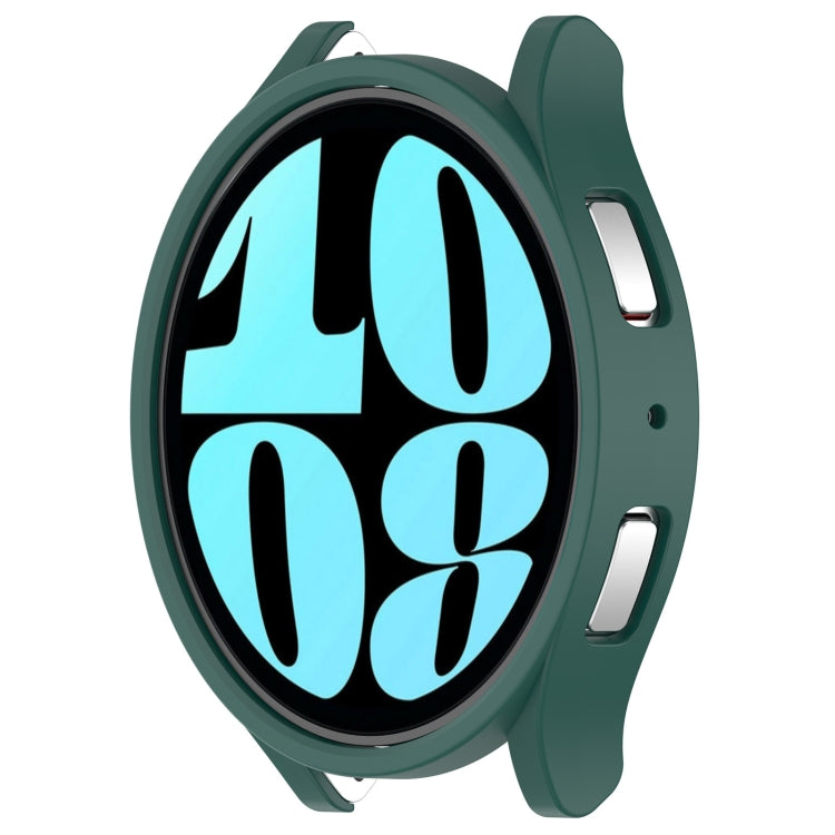 For Samsung Galaxy Watch 6 44mm Half Coverage Hollow PC Watch Protective Case(Green) - Watch Cases by PMC TechLife | Online Shopping South Africa | PMC TechLife