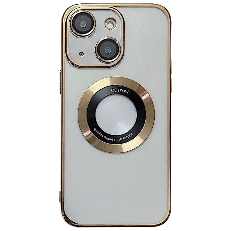 For iPhone 15 Magsafe Electroplating TPU Phone Case(Golden) - iPhone 15 Cases by PMC TechLife | Online Shopping South Africa | PMC TechLife