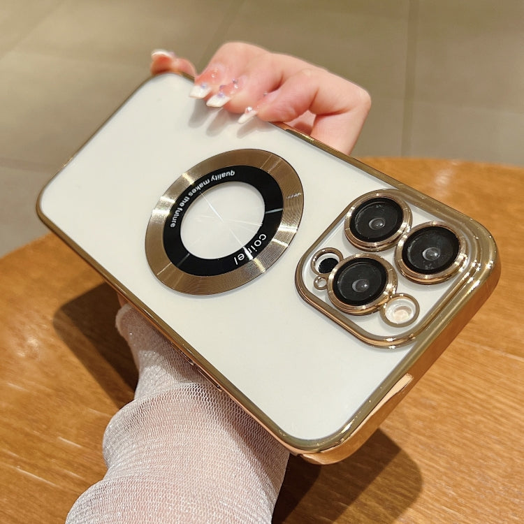 For iPhone 16 Electroplating Magsafe TPU Phone Case(Purple) - iPhone 16 Cases by PMC TechLife | Online Shopping South Africa | PMC TechLife | Buy Now Pay Later Mobicred