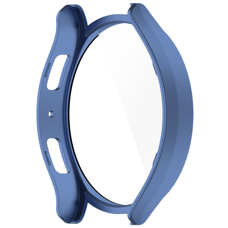 For Samsung Galaxy Watch6 44mm PC + Tempered Film Integrated Watch Protective Case(Midnight Blue) - Watch Cases by PMC TechLife | Online Shopping South Africa | PMC TechLife
