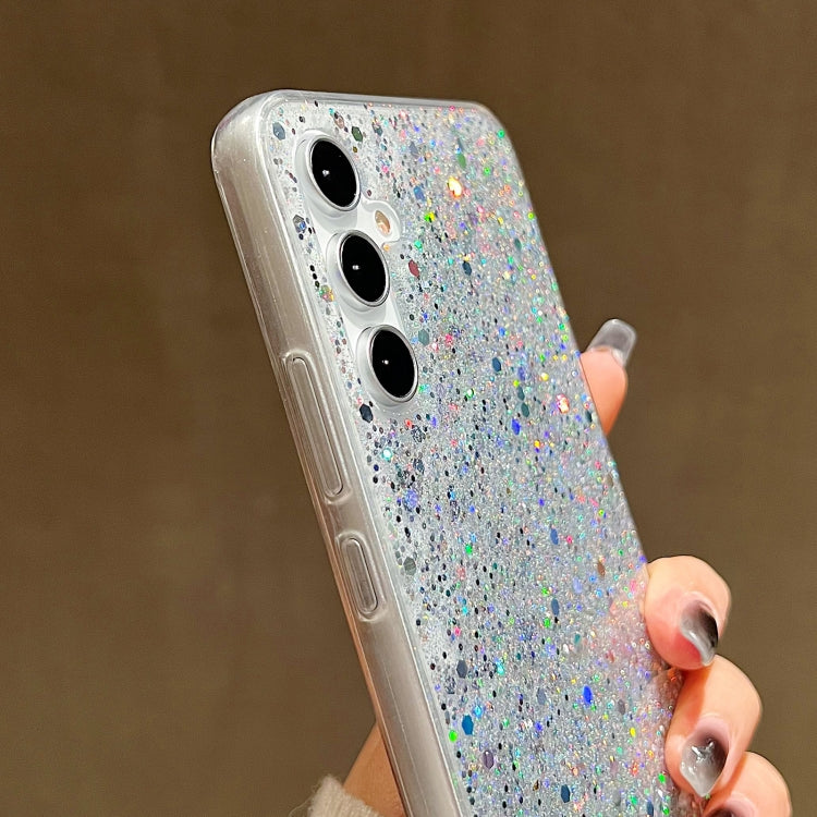 For Samsung Galaxy S24+ 5G Glitter Sequins Epoxy TPU Phone Case(Pink) - Galaxy S24+ 5G Cases by PMC TechLife | Online Shopping South Africa | PMC TechLife