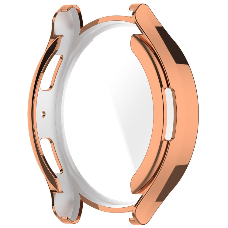 For Samsung Galaxy Watch6 40mm Full Coverage TPU Electroplated Watch Protective Case(Rose Gold) - Watch Cases by PMC TechLife | Online Shopping South Africa | PMC TechLife