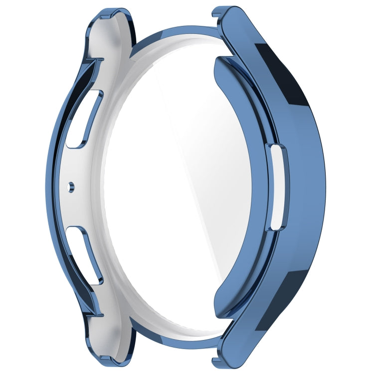 For Samsung Galaxy Watch6 40mm Full Coverage TPU Electroplated Watch Protective Case(Blue) - Watch Cases by PMC TechLife | Online Shopping South Africa | PMC TechLife