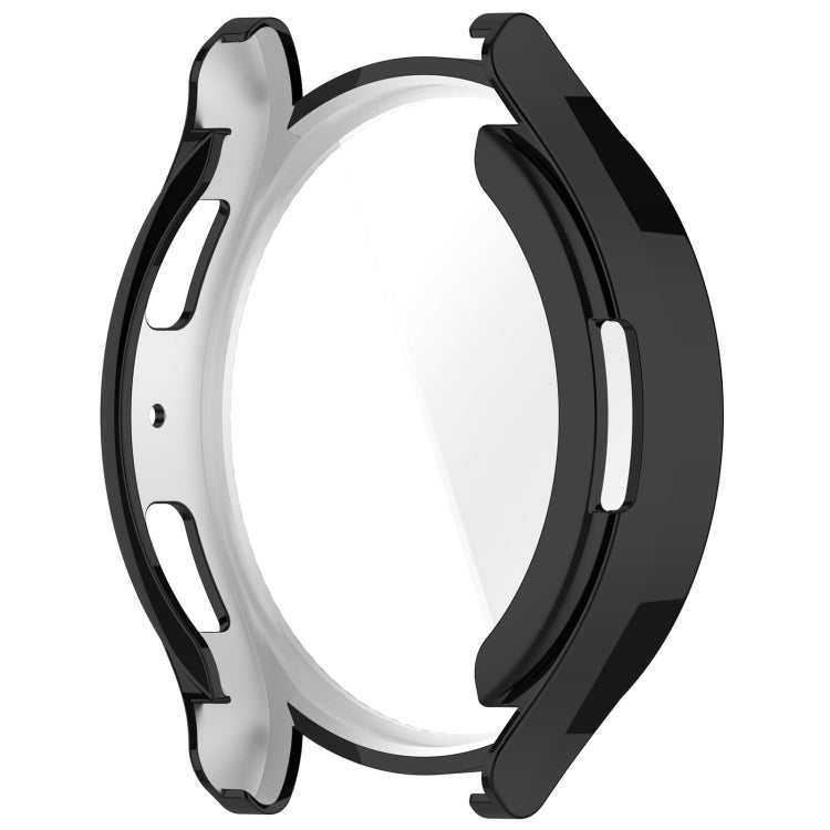 For Samsung Galaxy Watch6 44mm Full Coverage TPU Electroplated Watch Protective Case(Black) - Watch Cases by PMC TechLife | Online Shopping South Africa | PMC TechLife