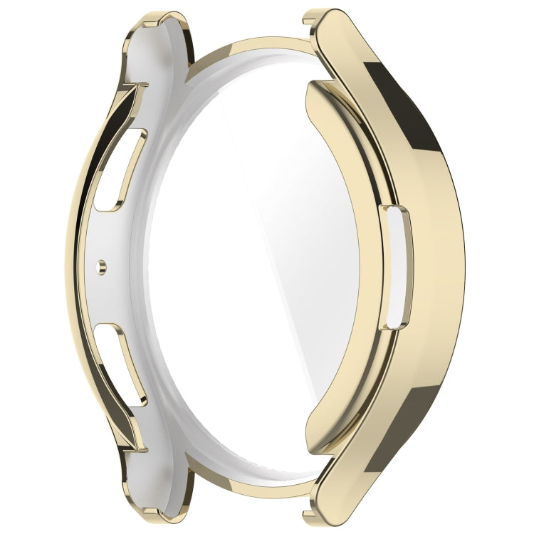 For Samsung Galaxy Watch6 44mm Full Coverage TPU Electroplated Watch Protective Case(Gold) - Watch Cases by PMC TechLife | Online Shopping South Africa | PMC TechLife