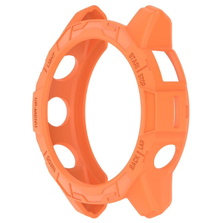 For Garmin Epix Pro 51mm / Fenix 7X / 7X Pro Armored TPU Half Wrapped Watch Protective Case(Orange) - Watch Cases by PMC TechLife | Online Shopping South Africa | PMC TechLife