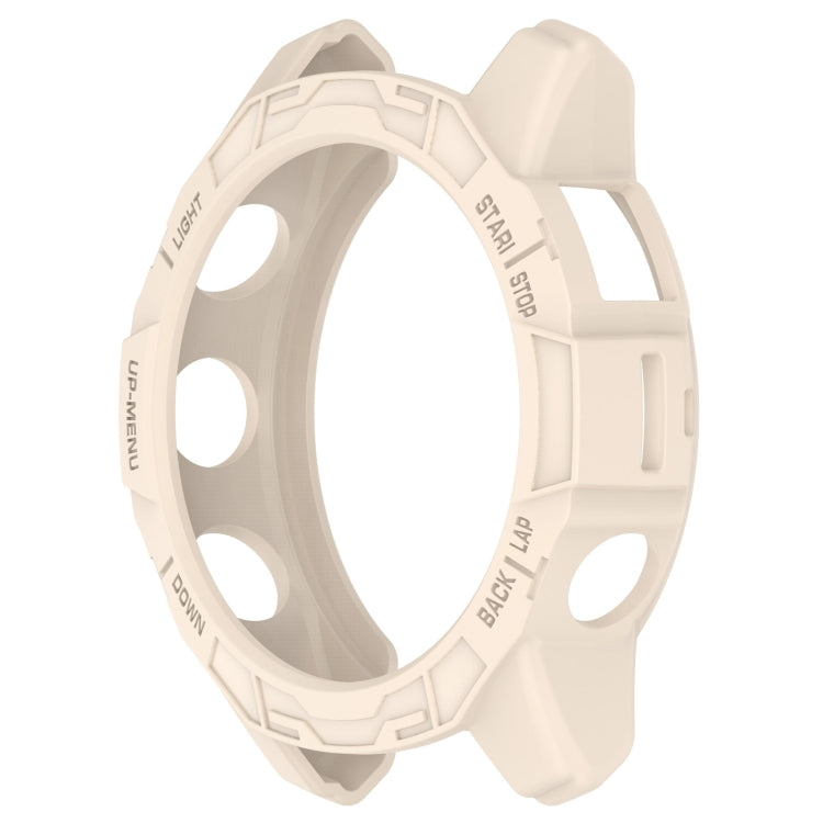For Garmin Epix Pro 47mm / Fenix 7 / 7 Pro Armored TPU Half Wrapped Watch Protective Case(Starlight Color) - Watch Cases by PMC TechLife | Online Shopping South Africa | PMC TechLife