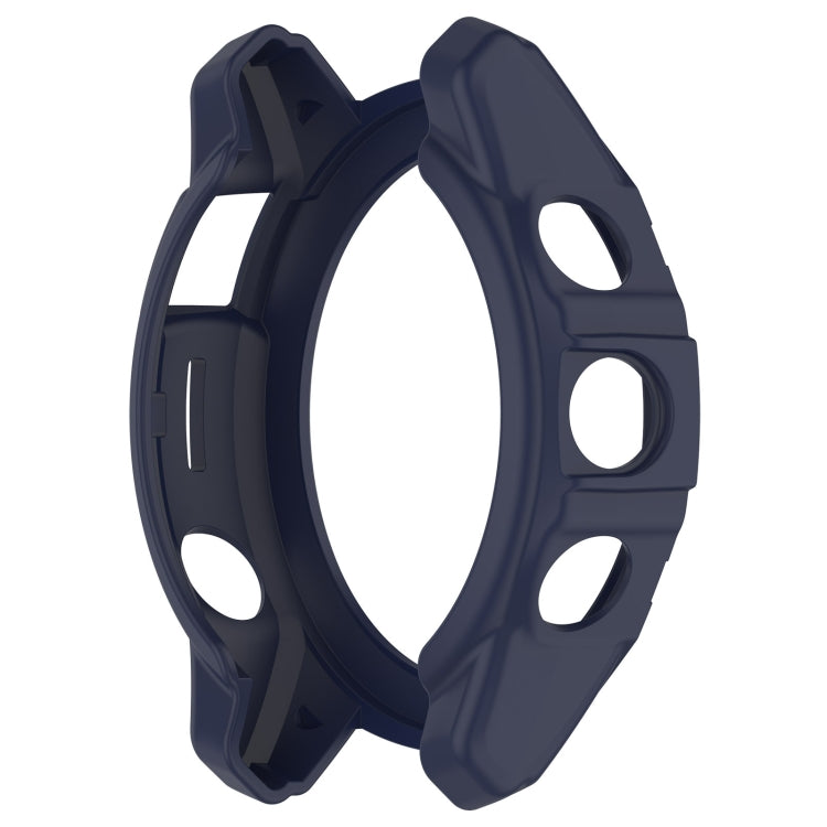 For Garmin Epix Pro 42mm / Fenix 7S / 7S Pro Armored TPU Half Wrapped Watch Protective Case(Blue) - Watch Cases by PMC TechLife | Online Shopping South Africa | PMC TechLife