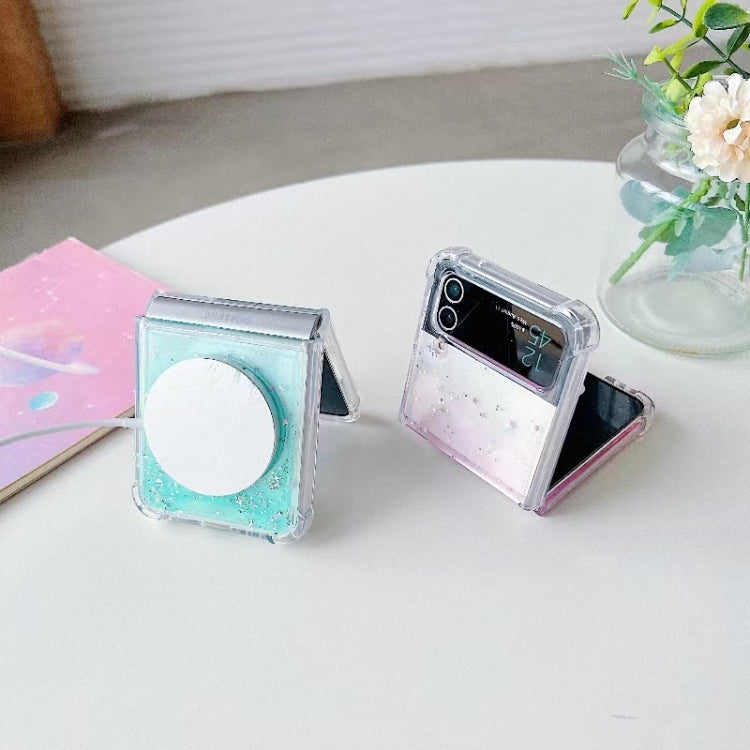 For Samsung Galaxy Z Flip4 Magsafe Glitter TPU Phone Case(Green) - free shipping - PMC TechLife - Order now!