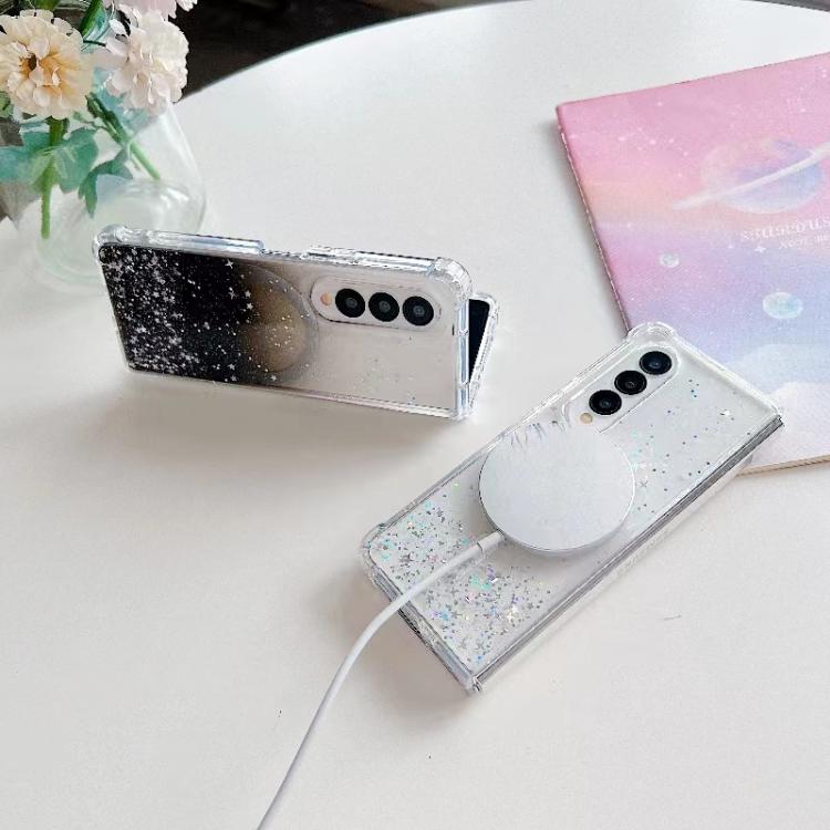 For Samsung Galaxy Z Fold5 Magsafe Glitter TPU Phone Protective Case(White) - free shipping - PMC TechLife - Order now!