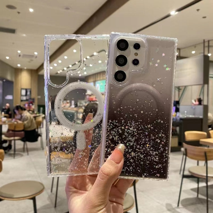 For Samsung Galaxy S22+ 5G Magsafe Glitter TPU Phone Protective Case(White) - free shipping - PMC TechLife - Order now!