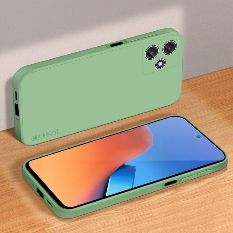 For Xiaomi Redmi 12 5G / Poco M6 Pro PINWUYO Sense Series Liquid Silicone TPU Phone Case(Green) - Xiaomi Cases by PINWUYO | Online Shopping South Africa | PMC TechLife | Buy Now Pay Later Mobicred
