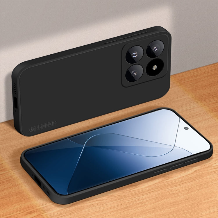For Xiaomi 14 Pro PINWUYO Sense Series Liquid Silicone TPU Phone Case(Black) - free shipping - PMC TechLife - Order now!