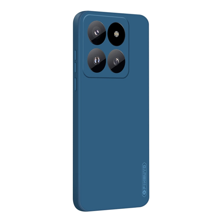 For Xiaomi 14 Pro PINWUYO Sense Series Liquid Silicone TPU Phone Case(Blue) - free shipping - PMC Jewellery - Order now!