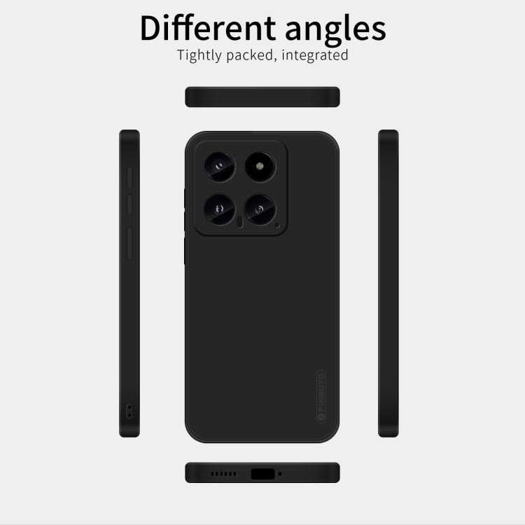 For Xiaomi 14 PINWUYO Sense Series Liquid Silicone TPU Phone Case(Black) - free shipping - PMC Jewellery - Order now!