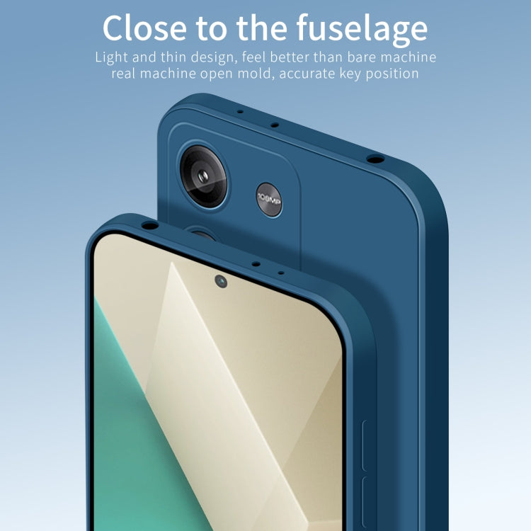 For Xiaomi Redmi Note 13 5G PINWUYO Sense Series Liquid Silicone TPU Phone Case(Black) - Xiaomi Cases by PINWUYO | Online Shopping South Africa | PMC TechLife | Buy Now Pay Later Mobicred