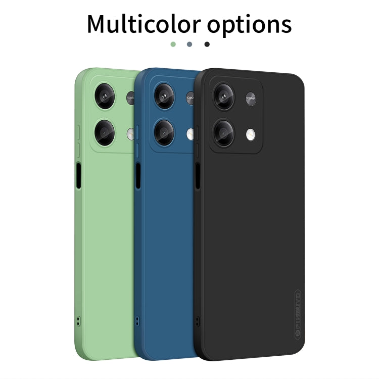 For Xiaomi Redmi Note 13 5G PINWUYO Sense Series Liquid Silicone TPU Phone Case(Black) - Xiaomi Cases by PINWUYO | Online Shopping South Africa | PMC TechLife | Buy Now Pay Later Mobicred