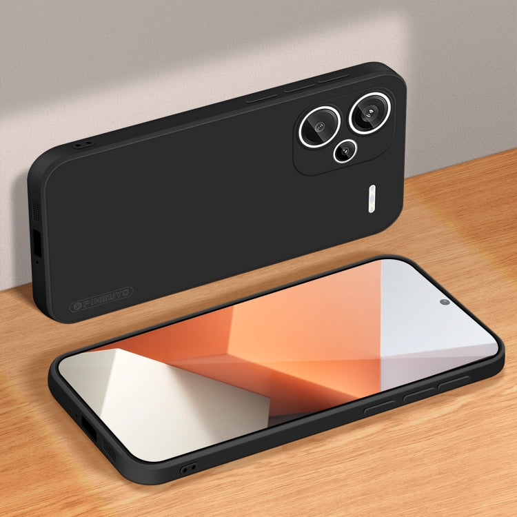 For Xiaomi Redmi Note 13 Pro+ PINWUYO Sense Series Liquid Silicone TPU Phone Case(Black) - free shipping - PMC TechLife - Order now!