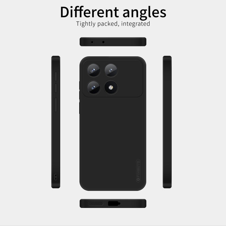 For Xiaomi Redmi K70E PINWUYO Sense Series Liquid Silicone TPU Phone Case(Black) - free shipping - PMC TechLife - Order now!