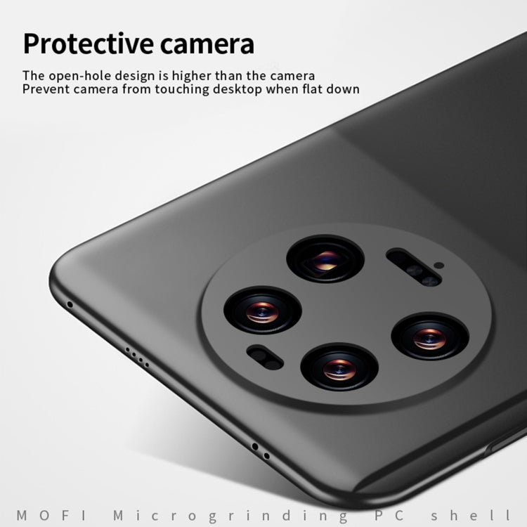 For Xiaomi 13 Ultra MOFI Micro-Frosted PC Ultra-thin Hard Phone Case(Black) - 13 Ultra Cases by MOFI | Online Shopping South Africa | PMC TechLife