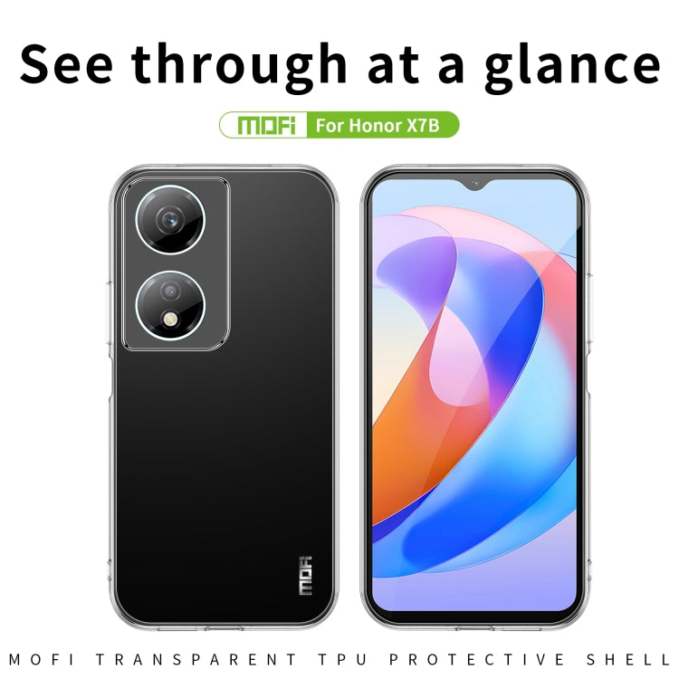 For Honor X7b MOFI Ming Series Ultra-thin TPU Phone Case(Transparent) - free shipping - PMC TechLife - Order now!