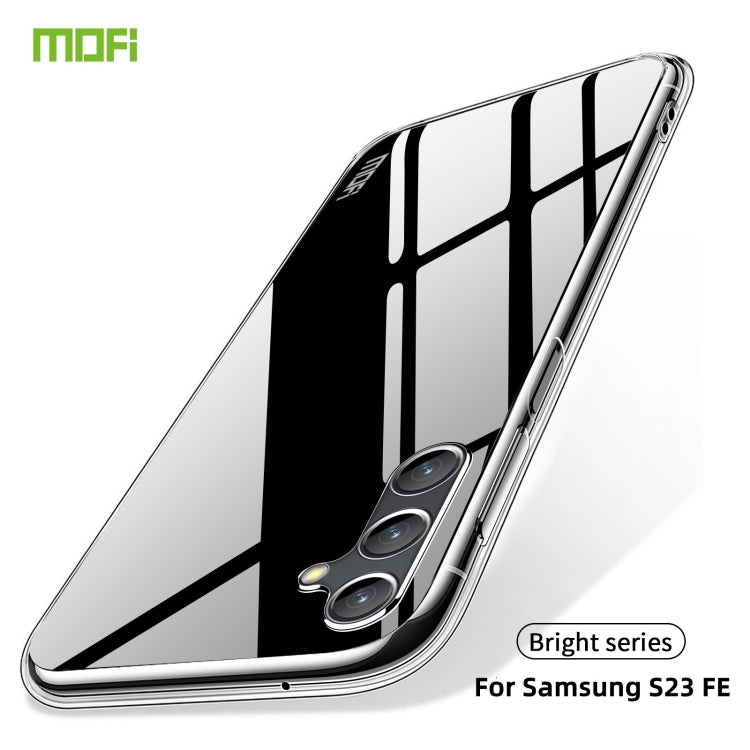 For Samsung Galaxy S23 FE 5G MOFI Ming Series Ultra-thin TPU Phone Case(Transparent) - Galaxy S23 FE 5G Cases by MOFI | Online Shopping South Africa | PMC TechLife