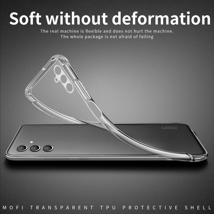 For Samsung Galaxy M34 5G MOFI Ming Series Ultra-thin TPU Phone Case(Transparent) - Galaxy Phone Cases by MOFI | Online Shopping South Africa | PMC TechLife
