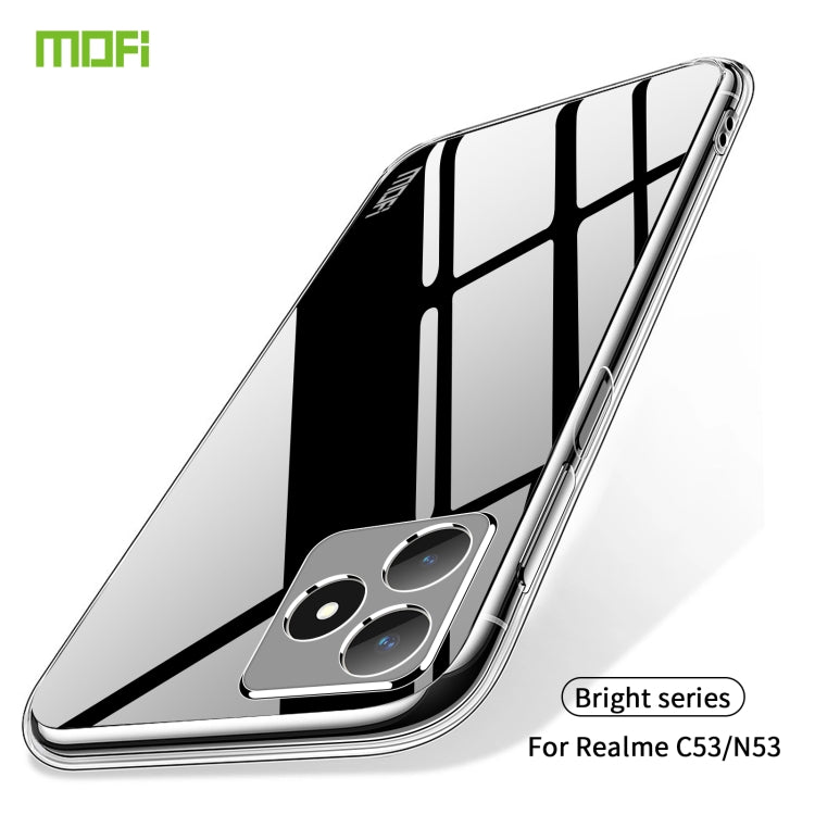 For Realme C53 / Narzo N53 MOFI Ming Series Ultra-thin TPU Phone Case(Transparent) - free shipping - PMC TechLife - Order now!