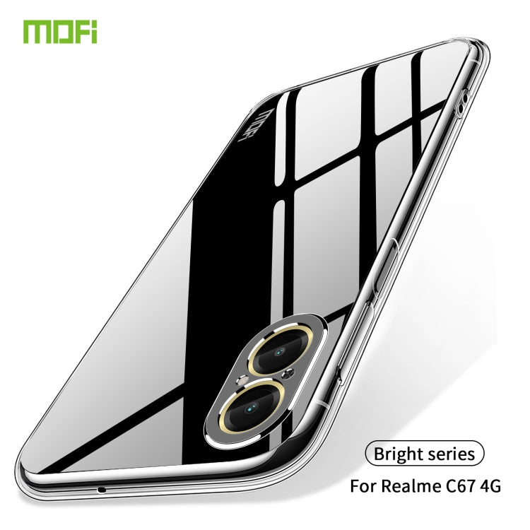 For Realme C67 4G MOFI Ming Series Ultra-thin TPU Phone Case(Transparent) - C67 Cases by MOFI | Online Shopping South Africa | PMC TechLife
