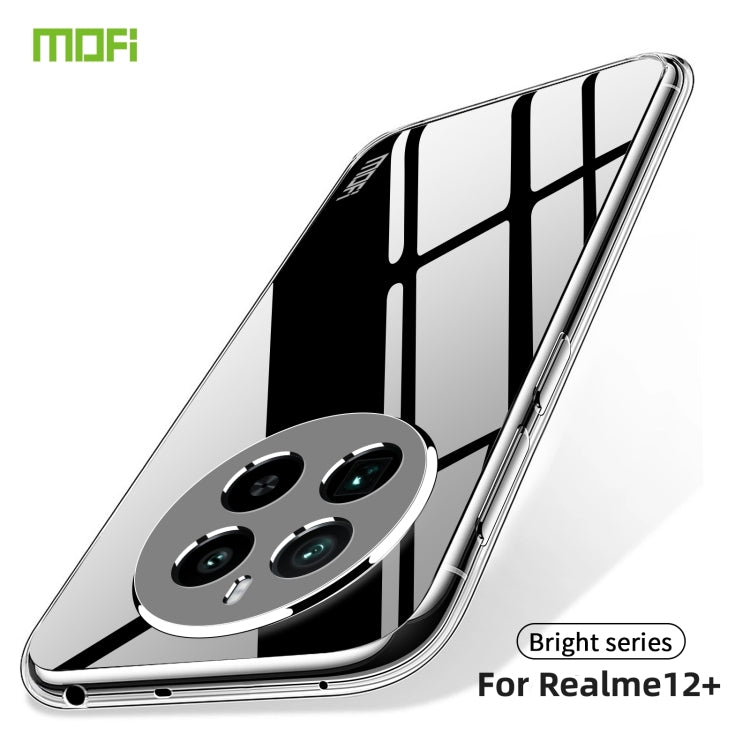 For Realme 12+ MOFI Ming Series Ultra-thin TPU Phone Case(Transparent) - Realme Cases by MOFI | Online Shopping South Africa | PMC TechLife