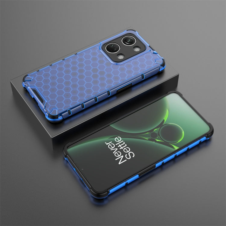For OnePlus Nord 3 Shockproof Honeycomb Phone Case(Blue) - OnePlus Cases by PMC TechLife | Online Shopping South Africa | PMC TechLife