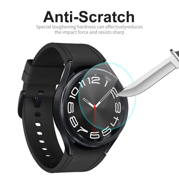 For Samsung Galaxy Watch6 Classic 43mm ENKAY 0.2mm 9H Tempered Glass Screen Protector Watch Film - Screen Protector by ENKAY | Online Shopping South Africa | PMC TechLife
