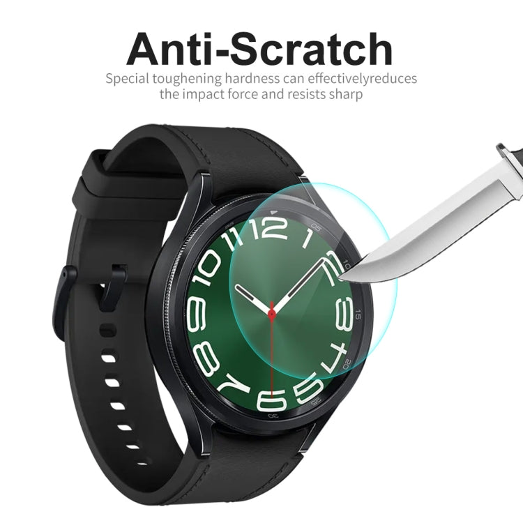 For Samsung Galaxy Watch6 Classic 47mm ENKAY 0.2mm 9H Tempered Glass Screen Protector Watch Film - Screen Protector by ENKAY | Online Shopping South Africa | PMC TechLife