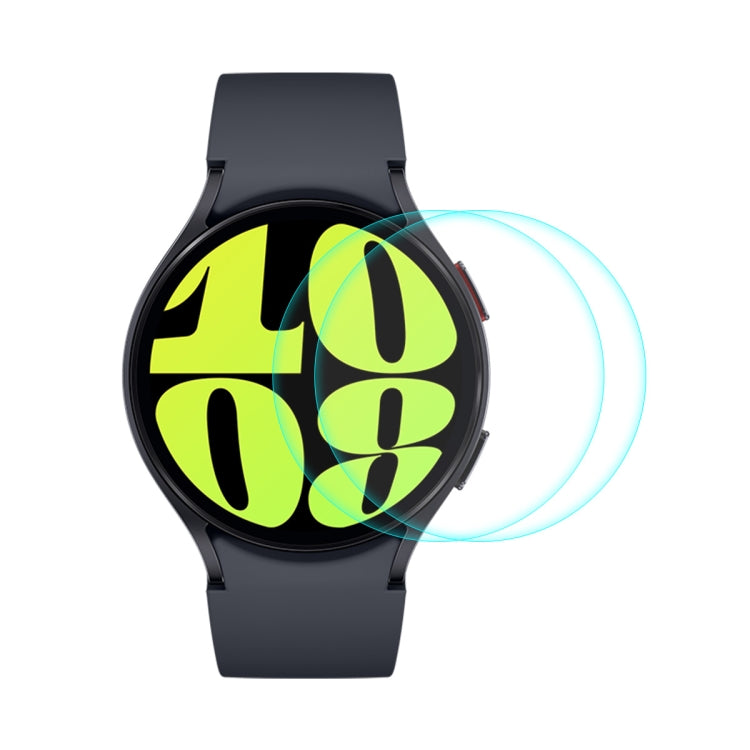 For Samsung Galaxy Watch6 44mm 2pcs ENKAY 0.2mm 9H Tempered Glass Screen Protector Watch Film - Screen Protector by ENKAY | Online Shopping South Africa | PMC TechLife