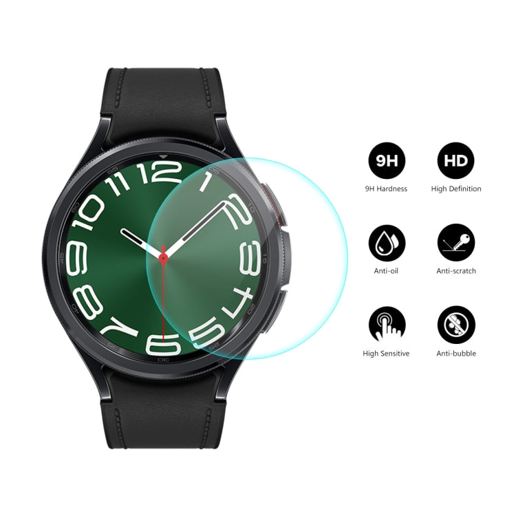 For Samsung Galaxy Watch6 Classic / Ultra 47mm 5pcs ENKAY 0.2mm 9H Tempered Glass Screen Protector Watch Film - Screen Protector by ENKAY | Online Shopping South Africa | PMC TechLife | Buy Now Pay Later Mobicred