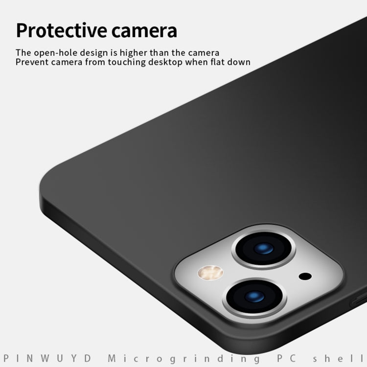 For iPhone 15 PINWUYO Micro-Frosted PC Ultra-thin Hard Phone Case with Magsafe Magnetic Ring(Rose Gold) - iPhone 15 Cases by PINWUYO | Online Shopping South Africa | PMC TechLife | Buy Now Pay Later Mobicred