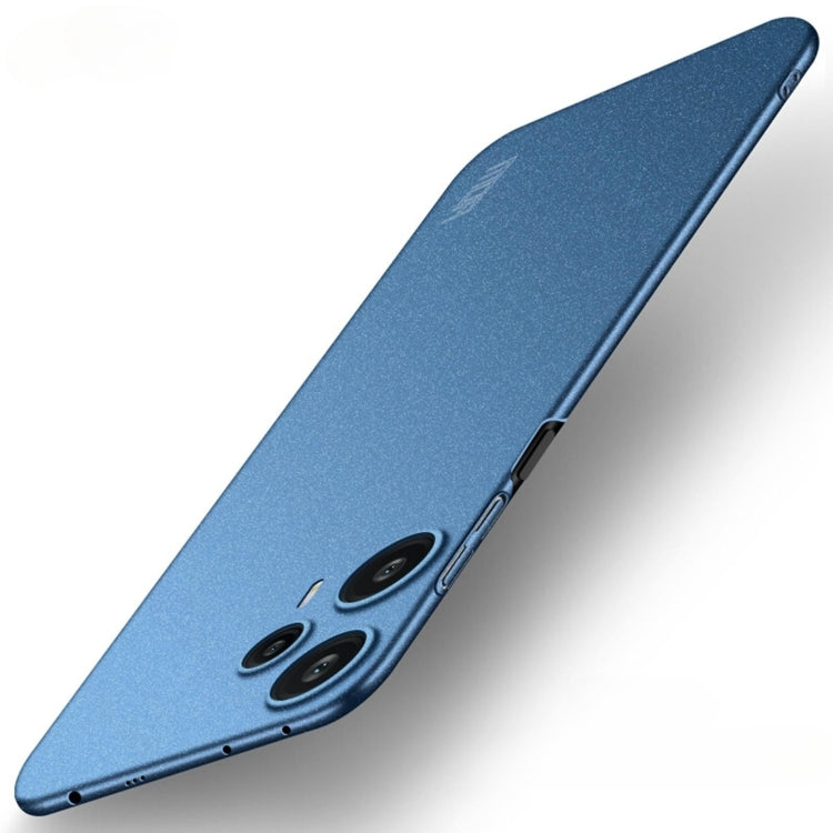 For Xiaomi Redmi Note 12 Turbo /Poco F5 5G MOFI Fandun Series Frosted PC Ultra-thin All-inclusive Phone Case(Blue) - Xiaomi Cases by MOFI | Online Shopping South Africa | PMC TechLife