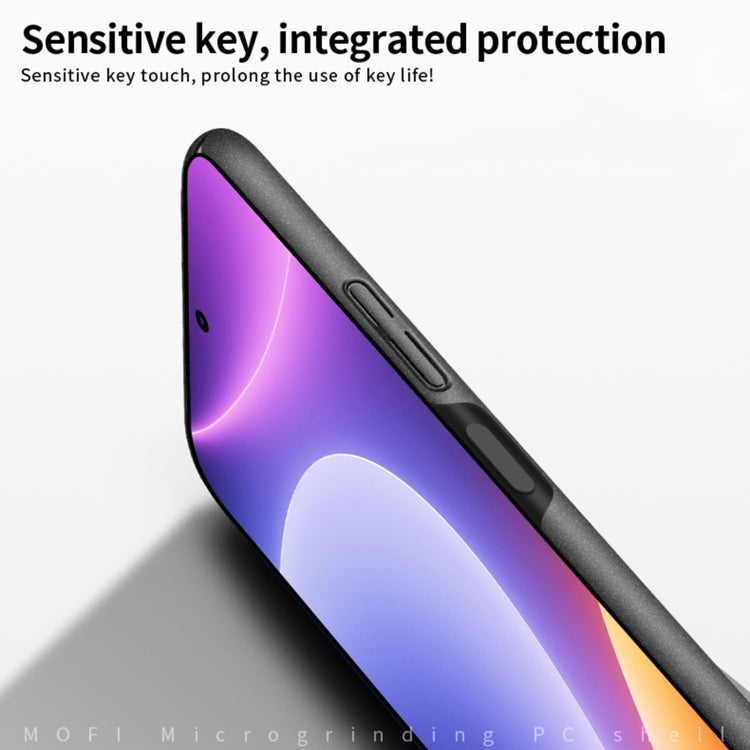 For Xiaomi Redmi Note 12 Turbo /Poco F5 5G MOFI Fandun Series Frosted PC Ultra-thin All-inclusive Phone Case(Green) - Xiaomi Cases by MOFI | Online Shopping South Africa | PMC TechLife