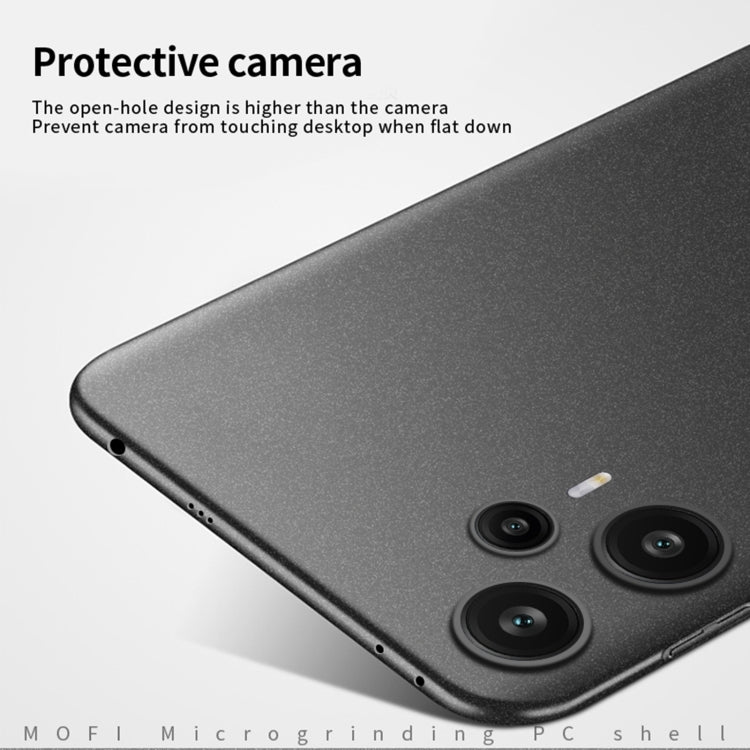 For Xiaomi Redmi Note 12 Turbo /Poco F5 5G MOFI Fandun Series Frosted PC Ultra-thin All-inclusive Phone Case(Red) - Xiaomi Cases by MOFI | Online Shopping South Africa | PMC TechLife