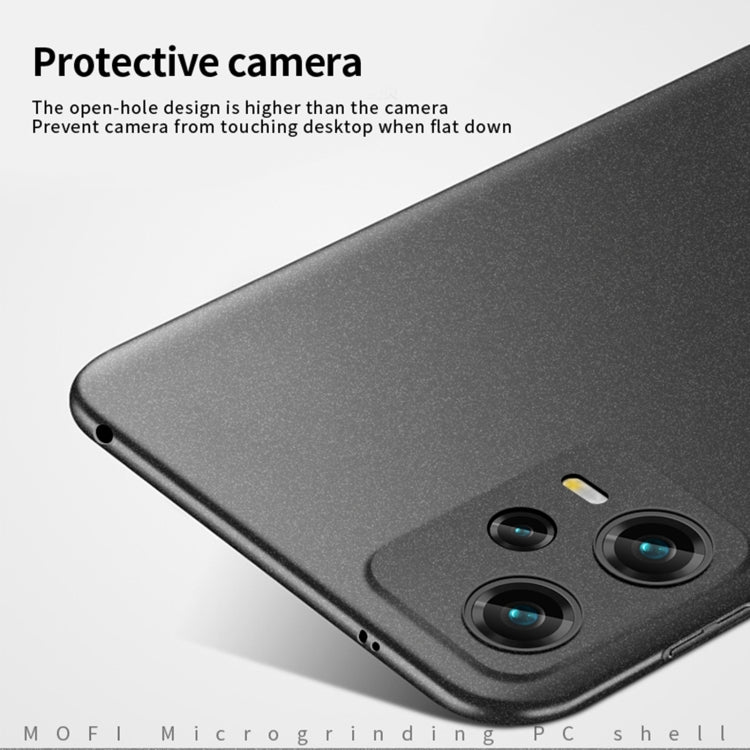 For Xiaomi Redmi Note 12 Global /Poco X5 5G MOFI Fandun Series Frosted PC Ultra-thin All-inclusive Phone Case(Red) - Xiaomi Cases by MOFI | Online Shopping South Africa | PMC TechLife