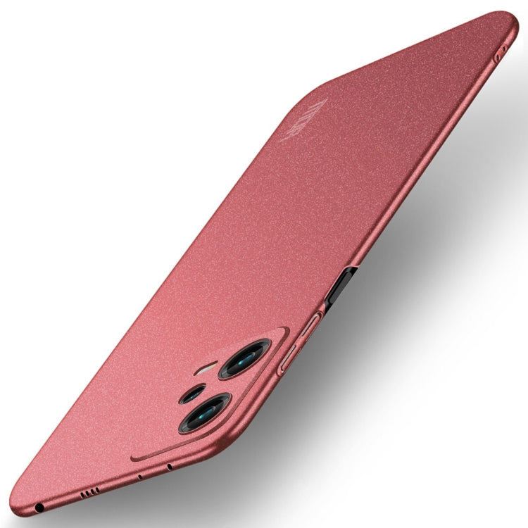 For Xiaomi Redmi Note 12 Pro Global MOFI Fandun Series Frosted PC Ultra-thin All-inclusive Phone Case(Red) - Xiaomi Cases by MOFI | Online Shopping South Africa | PMC TechLife