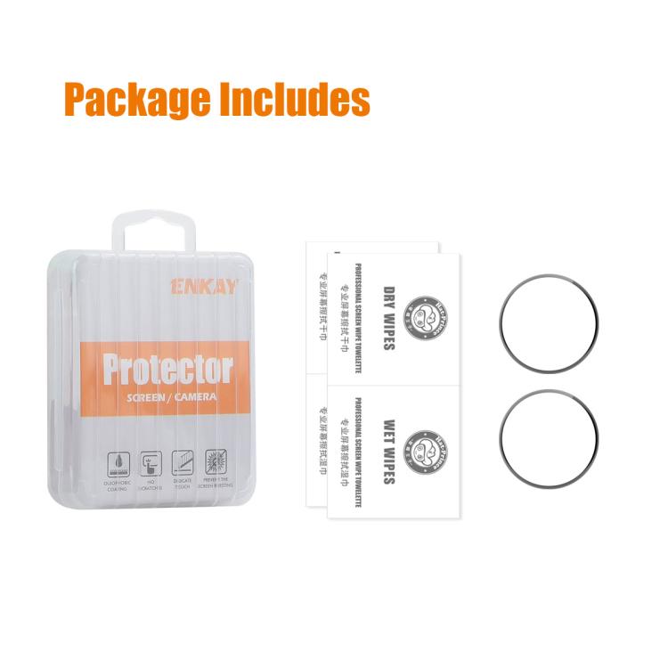 For Samsung Galaxy Watch8 40mm 2pcs ENKAY 3D Full Coverage Soft PC Edge PMMA HD Screen Film - free shipping - PMC TechLife - Order now!