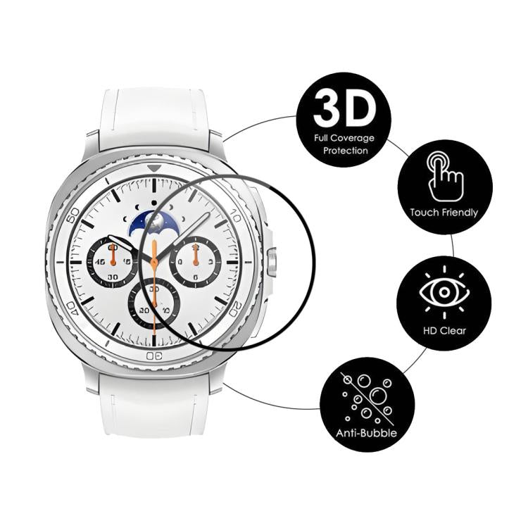For Samsung Galaxy Watch8 Classic 46mm 5pcs ENKAY 3D Full Coverage Soft PC Edge PMMA HD Screen Film - free shipping - PMC TechLife - Order now!