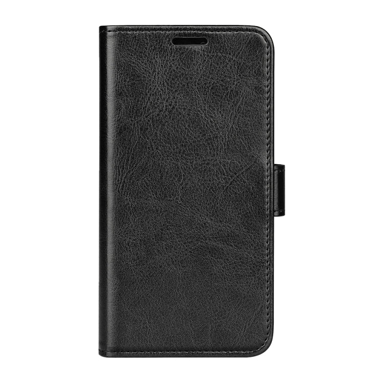 For Samsung Galaxy S25 5G R64 Texture Horizontal Flip Leather Phone Case(Black) - Galaxy S25 5G Cases by PMC Jewellery | Online Shopping South Africa | PMC Jewellery | Buy Now Pay Later Mobicred