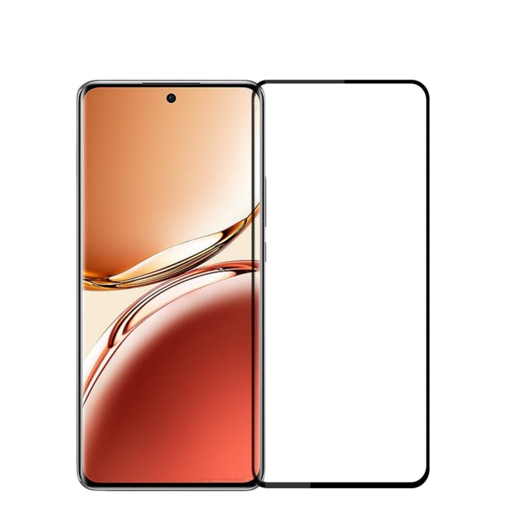 For OPPO Reno12 F / A3 PINWUYO 9H 2.5D Full Screen Tempered Glass Film(Black) - free shipping - PMC Jewellery - Order now!
