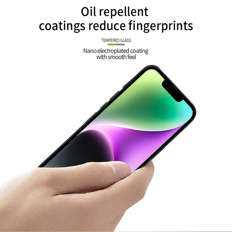 For iPhone 16e MOFI 9H 2.5D Full Screen Tempered Glass Film(Black) - iPhone 16e Tempered Glass by MOFI | Online Shopping South Africa | PMC TechLife | Buy Now Pay Later Mobicred